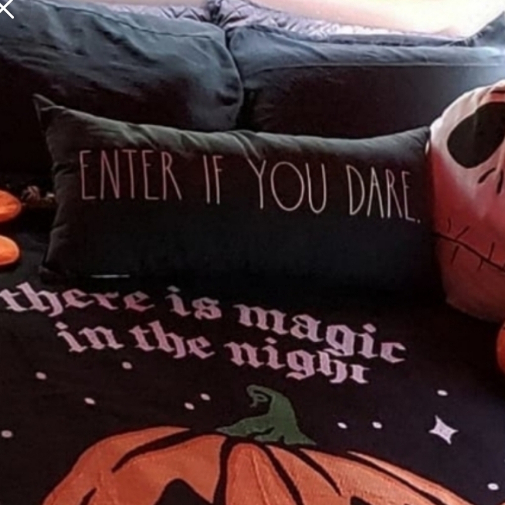 Decorative Rae Dunn Halloween Pillow